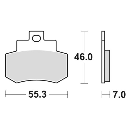 STABDŽIŲ KALADĖLĖS, STABDANTYS, PUSMETALINIS, 884SM1