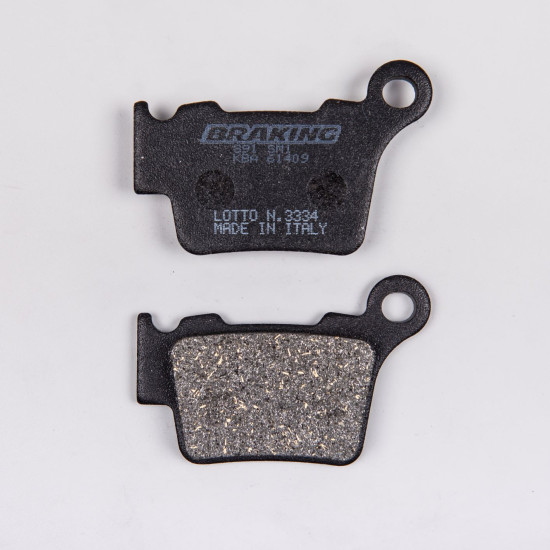 BRAKE PADS, BRAKES, SEMI-METALLIC, 891SM1