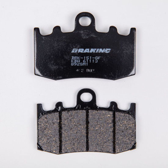 BRAKE PADS, BRAKES, SEMI-METALLIC, 892SM1