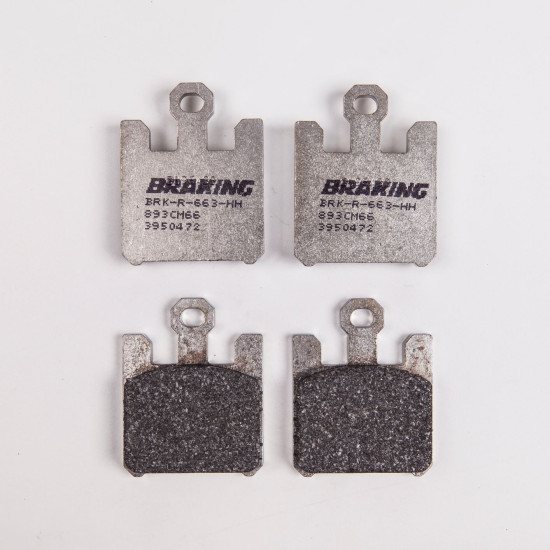 BRAKE PADS, BRAKES, SEMI-METALLIC, RACE, 893CM66