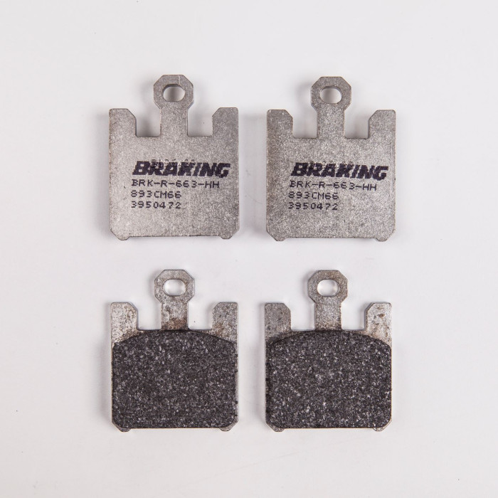 BRAKE PADS, BRAKES, SEMI-METALLIC, RACE, 893CM66