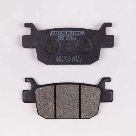 BRAKE PADS, BRAKES, SEMI-METALLIC, 908SM1