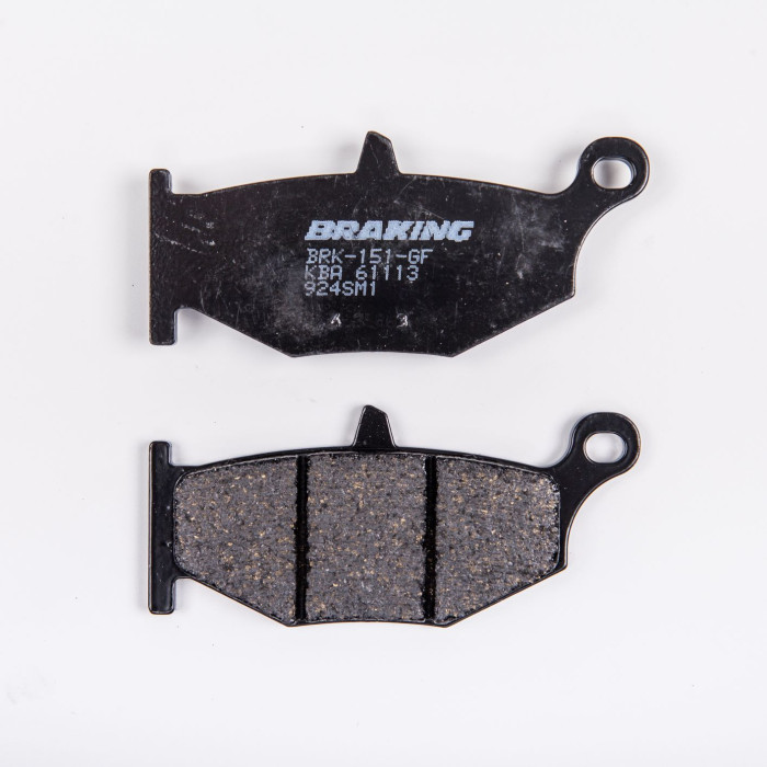 BRAKE PADS, BRAKES, SEMI-METALLIC, 924SM1