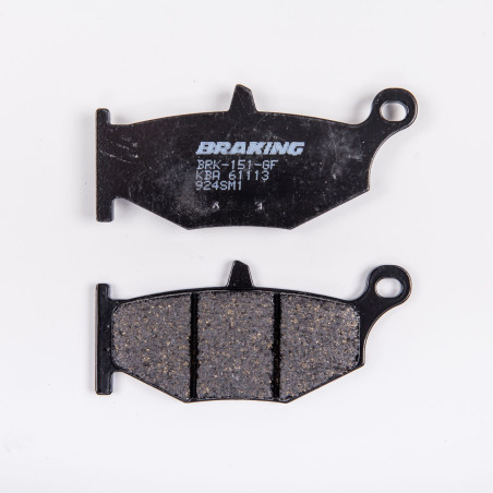 BRAKE PADS, BRAKES, SEMI-METALLIC, 924SM1