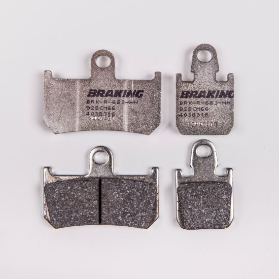 BRAKE PADS, BRAKES, SEMI-METALLIC, RACE, 928 CM, 66