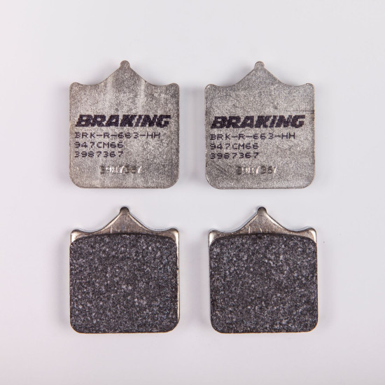 BRAKE PADS, BRAKES, SEMI-METALLIC, RACE, 947CM66
