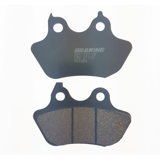 BRAKE PADS, BRAKES, SEMI-METALLIC, 951SM1