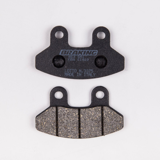 BRAKE PADS, BRAKES, SEMI-METALLIC, 963SM1
