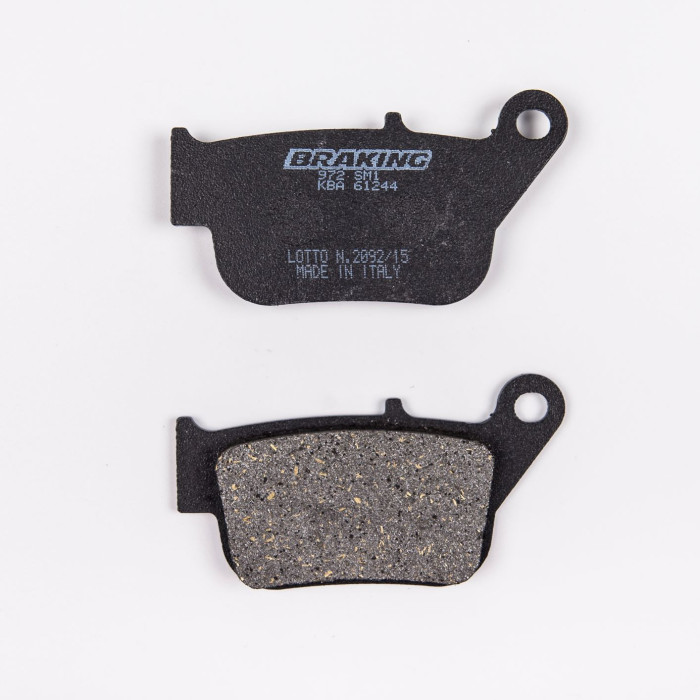 BRAKE PADS, BRAKES, SEMI-METALLIC, 972SM1