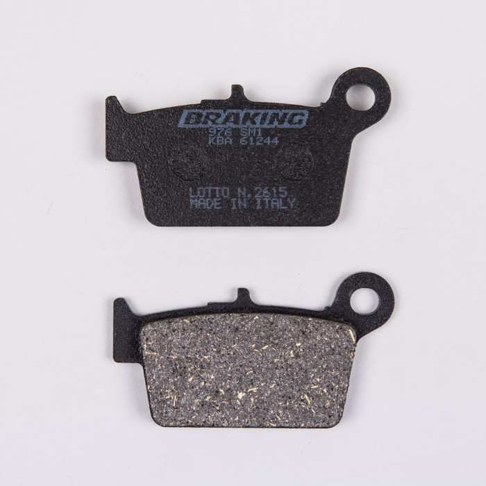 BRAKE PADS, BRAKES, SEMI-METALLIC, 976SM1