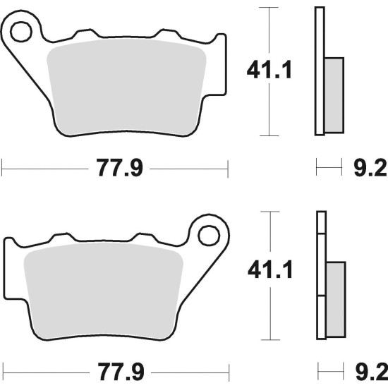 STABDŽIŲ KALADĖLĖS STABDYMO SUKEPINTOS 773CM56 GALINĖS