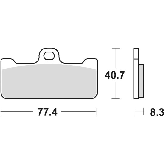 BRAKE PADS BRAKE SINTERED 776CM55 FRONT