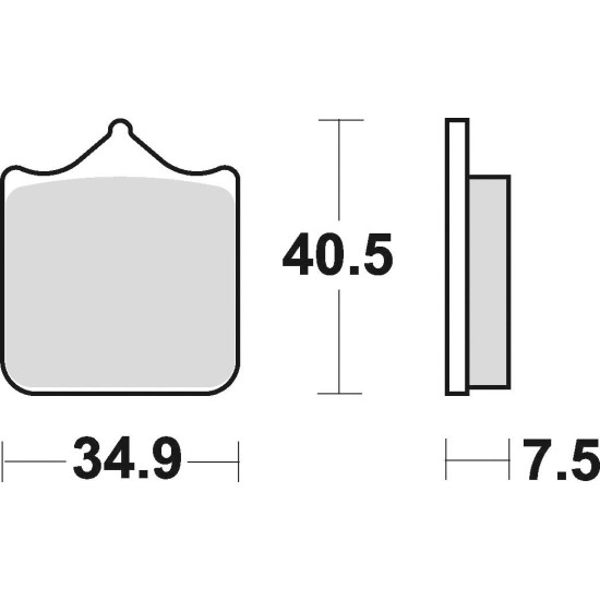 BRAKE PADS BRAKE SINTERED 870CM55 FRONT