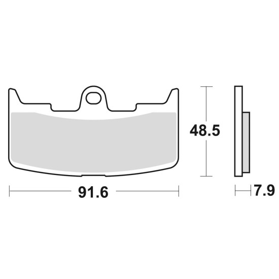 BRAKE PADS BRAKE SINTERED 895CM55 FRONT