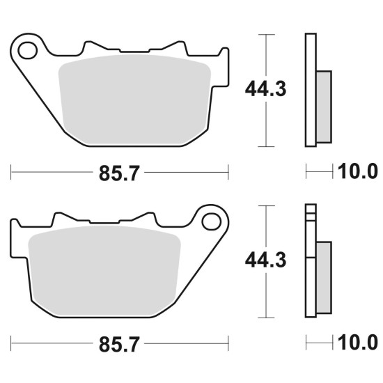STABDŽIŲ KALADĖLĖS STABDYMO SUKEPINTOS 901CM88 GALINIAI KRUISERIAI