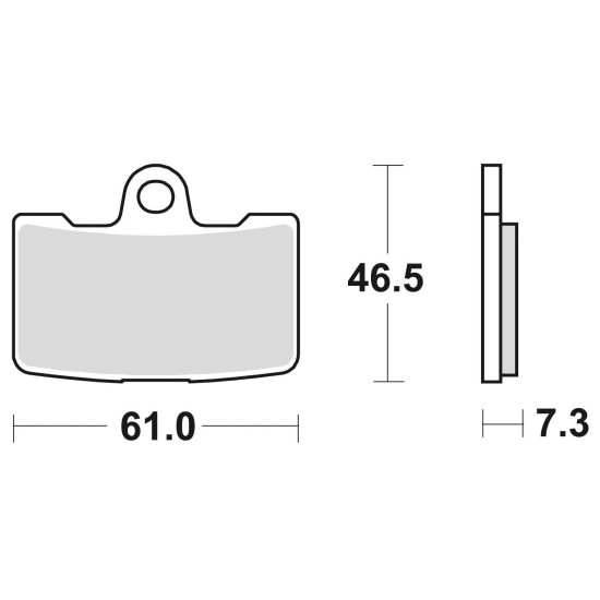 STABDŽIŲ KALADĖLĖS STABDYMO SUKEPINTOS 939CM55 PRIEKINĖS