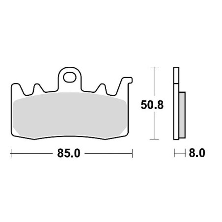 STABDŽIŲ KALADĖLĖS STABDYMO SUKEPINTOS 960CM55 PRIEKINĖS