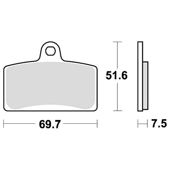 BRAKE PADS BRAKE SINTERED 964CM55 FRONT
