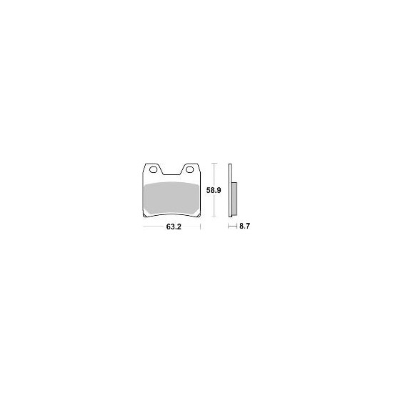 BRAKE PADS, SINTERED, REAR, 992 CM 56
