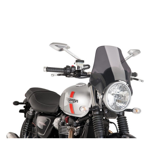 WINDSHIELD FOR NAKED MODEL C / DARK SMOKE