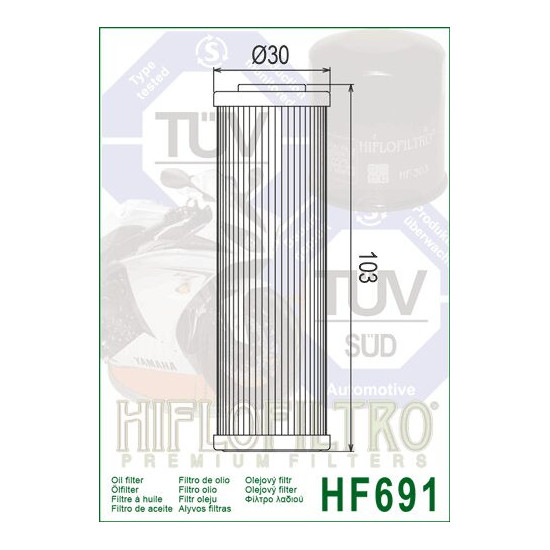 ALYVOS FILTRAS HIFLO HF691
