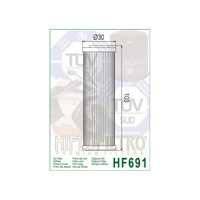ALYVOS FILTRAS HIFLO HF691