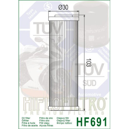 ALYVOS FILTRAS HIFLO HF691