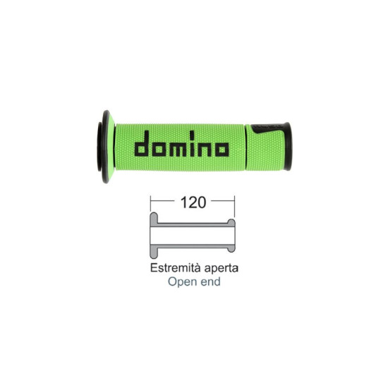 Road racing RMS green-black grips