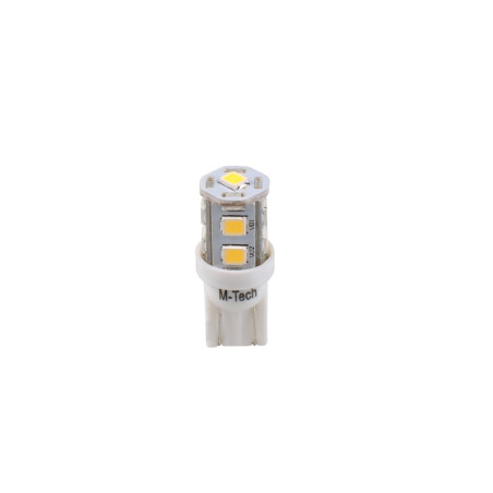 Lemputė balta 2x LED L018 W5W 9xSMD2835 M-TECH