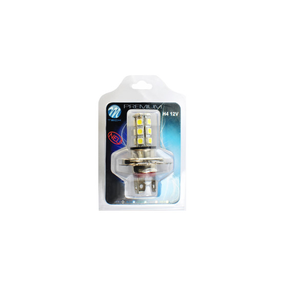 Lemputė balta 1x LED x44 H4 18xSMD5050 M-TECH