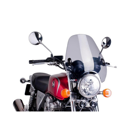 WINDSHIELD "CUSTOM II C" / SMOKE