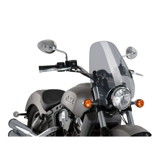 WINDSHIELD "CUSTOM II C" / SMOKE