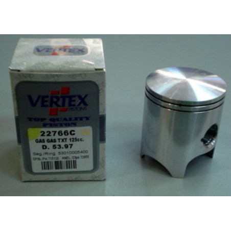 VERTEX piston GAS GAS 125 TXT '02-'21 (53.98mm) (+0.03mm) (rings 53009805400 x 2 pcs.)