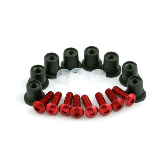 SCREW SET C / RED