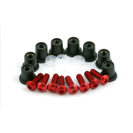 SCREW SET C / RED