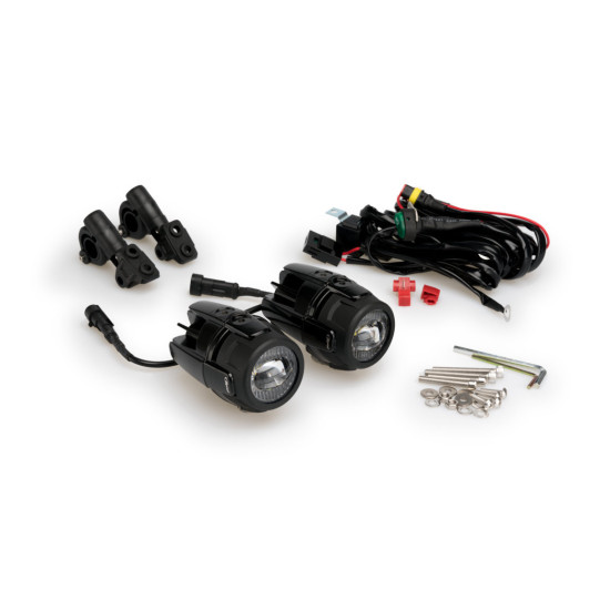 AUXILIARY LIGHT SET BEAM HOMO. + CLAMPS C / BLACK