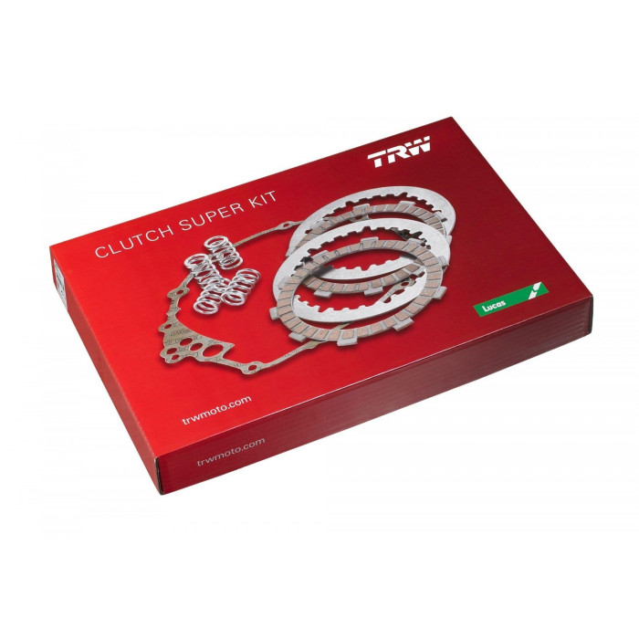 TRW LUCAS sankabos komplektas SUPERKIT (diskai, tarpdiskiai, spyruoklės) HONDA XL 650,V TRANSALP 00-07, XRV 650 88-90, VT 750 97