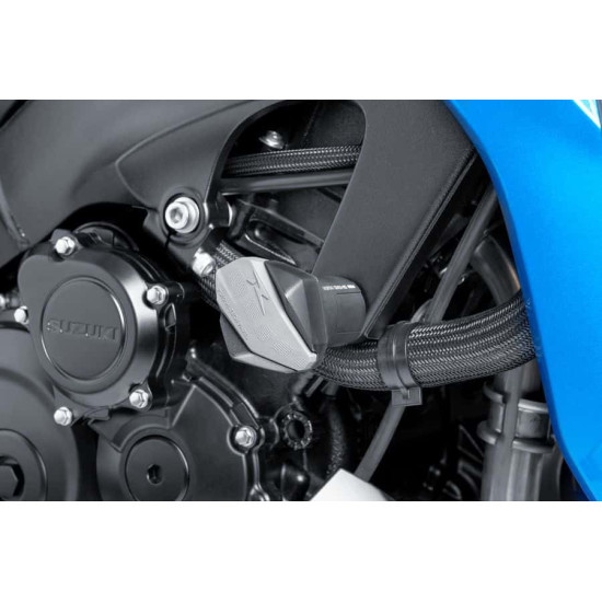 RUBBER TRIM CUPS PAIR R12 CRASH PROTECTION BLOCKS C / GREY