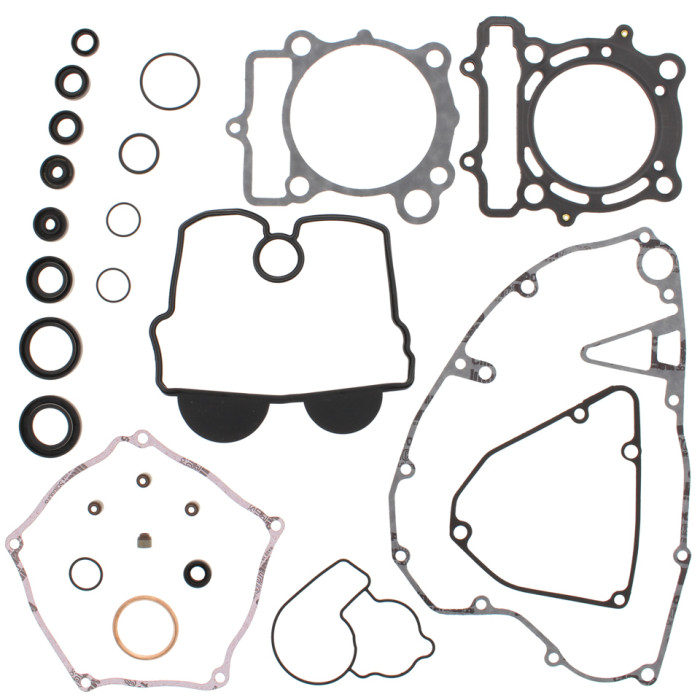 WINDEROSA (VERTEX) gasket set KAWASAKI KXF 250 04-05, SUZUKI RMZ 250 04-06 (with engine oil seals)