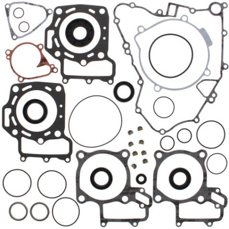 WINDEROSA (VERTEX) engine gasket set with oil seals KAWASAKI KFX 700 V-FORCE 04-09, KVF700 PRAIRIE 04-06, SUZUKI ATV