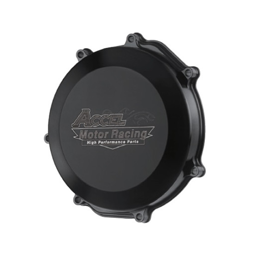 ACCEL aluminum clutch cover (with gasket) YAMAHA YZF 450 '10-'17 color black