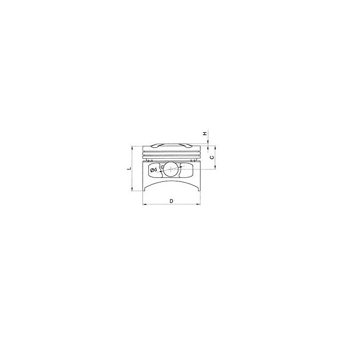 Piston METEOR PEUGEOT 125 GEOPOLIS SATELLITE CITYSTAR (58.00)