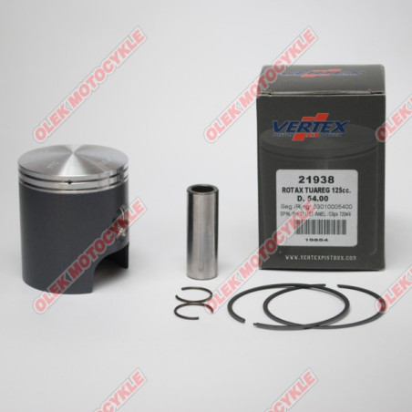 VERTEX stūmoklis APRILIA TUAREG 125, CAST IRON CYLINDER (53,95mmstandartas)