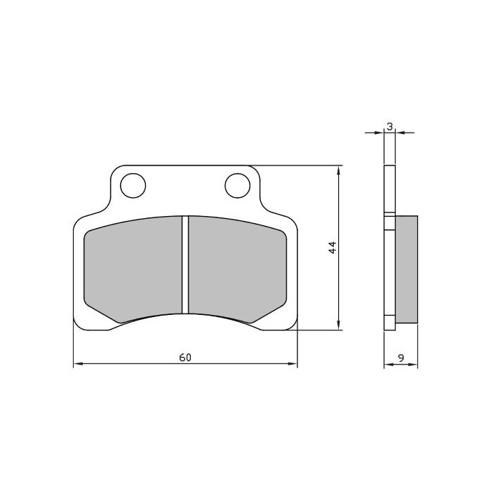 KEEWAY F-ACT MATRIX KYMCO HEROISM FRONT BRAKE PADS