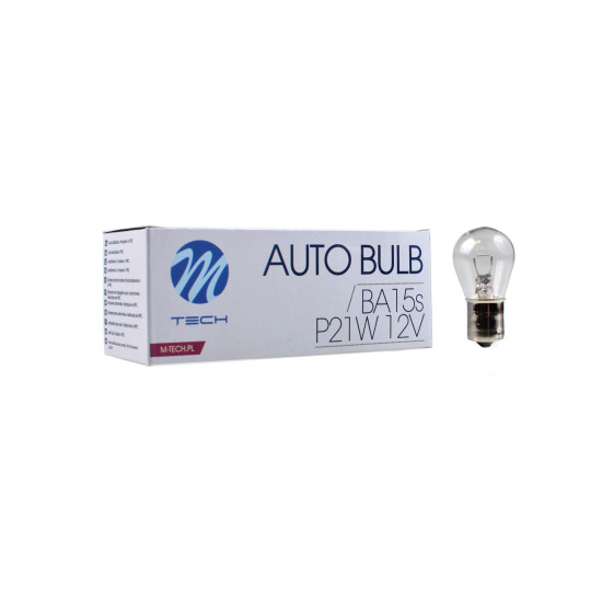M-TECH P21W 1156 S25 12V 21W BA15S lemputė