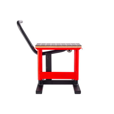 MOTORCYCLE LIFTING STAND + RUBBER SUSPENSION HLP CROSS ENDURO RED