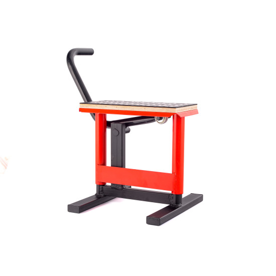 MOTORCYCLE LIFTING STAND + RUBBER SUSPENSION HLP CROSS ENDURO RED