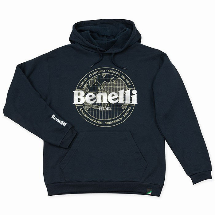 BENELLI MĖLYNAS TAMSI MĖLYNAS DŽEMPERIS SU GOBTUVU M DYDIS