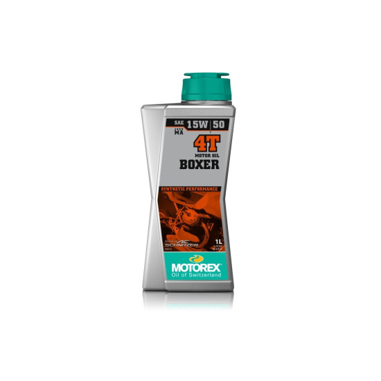 MOTOREX BOXER 4T 15W50 SINTETINĖ VARIKLIO ALYVA 1L