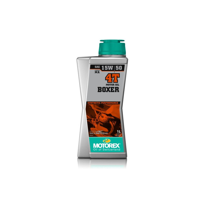 MOTOREX BOXER 4T 15W50 SINTETINĖ VARIKLIO ALYVA 1L